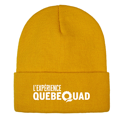 Tuques et Casquettes &laquo; Tuque brodée - Or &raquo;