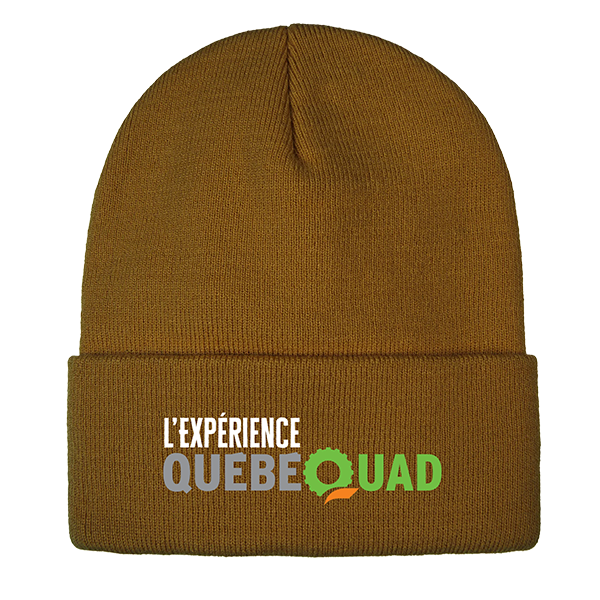 Tuque brodée - Caramel