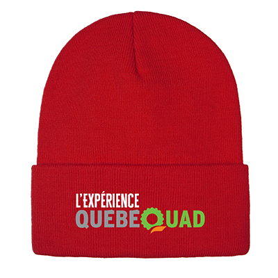 Tuques et Casquettes &laquo; Tuque brodée - Rouge &raquo;
