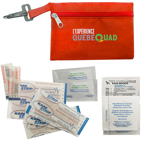 Trousse de premiers soins de base - Rouge