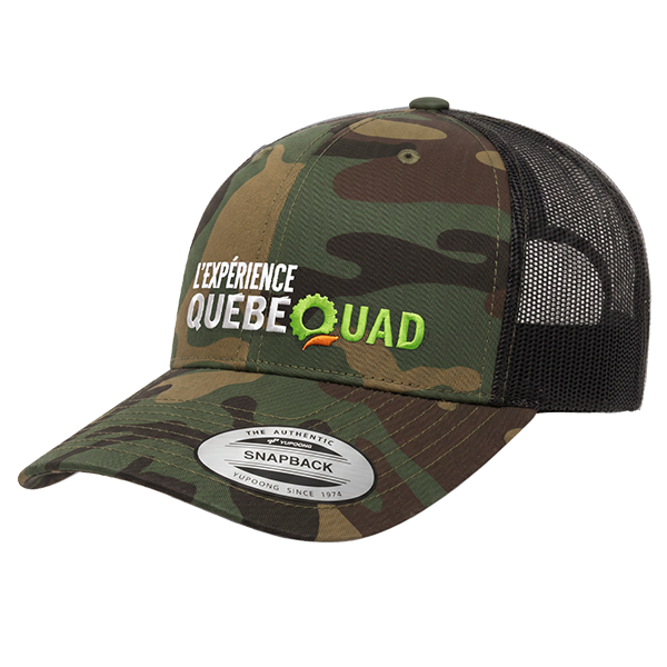Casquette camouflage brodée